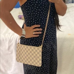 Louis Vuitton Neverfull GM Damier Azure Pouch